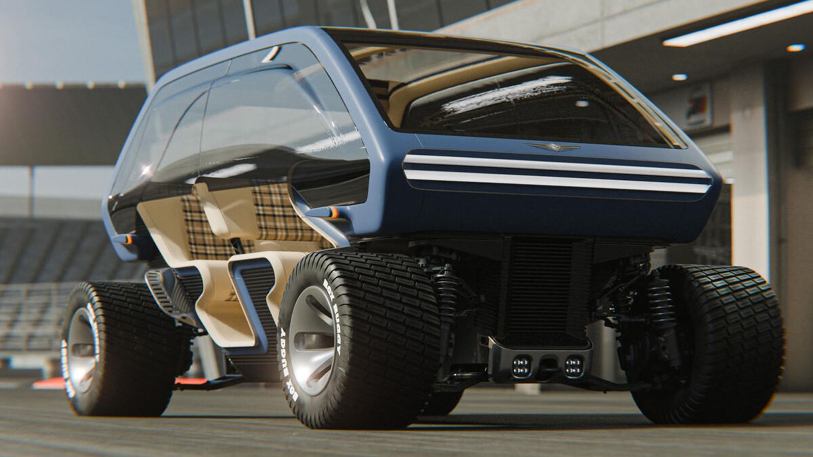 Genesis Box Buggy: Πολυτελές αμαξίδιο γκολφ που πάει και με το πλάι!